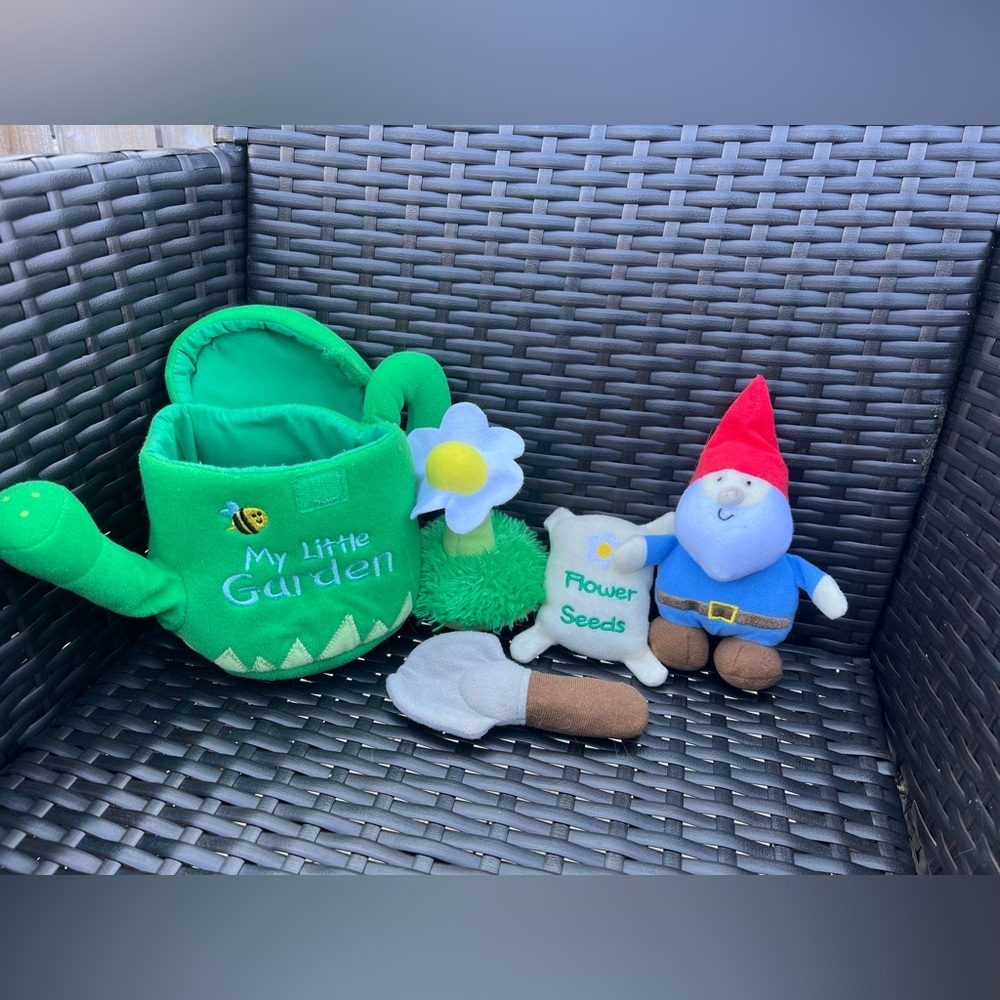 Gund My Little Garden Soft Playset stuffed gardening toy